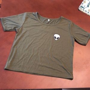 Alien Crop Top